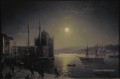 Ivan Aivazovsky nuit au clair de lune sur le Bosphore Paysage marin